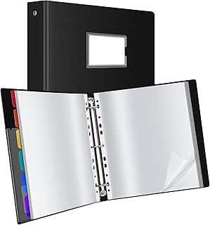 Organizador de Ficheiros com Divisórias Transparentes