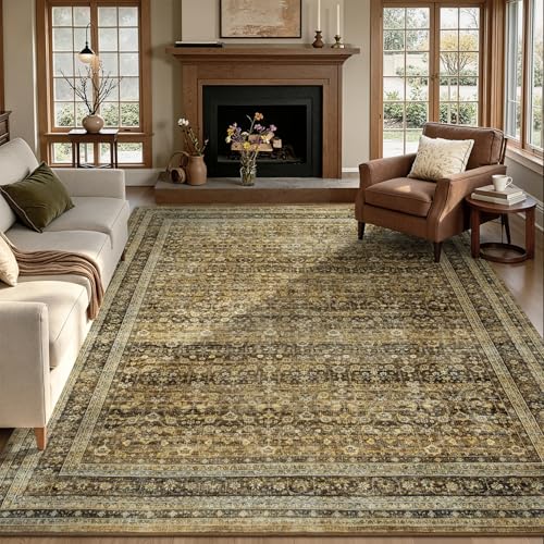  8x10 Caramel Brown Area Rug - image 1