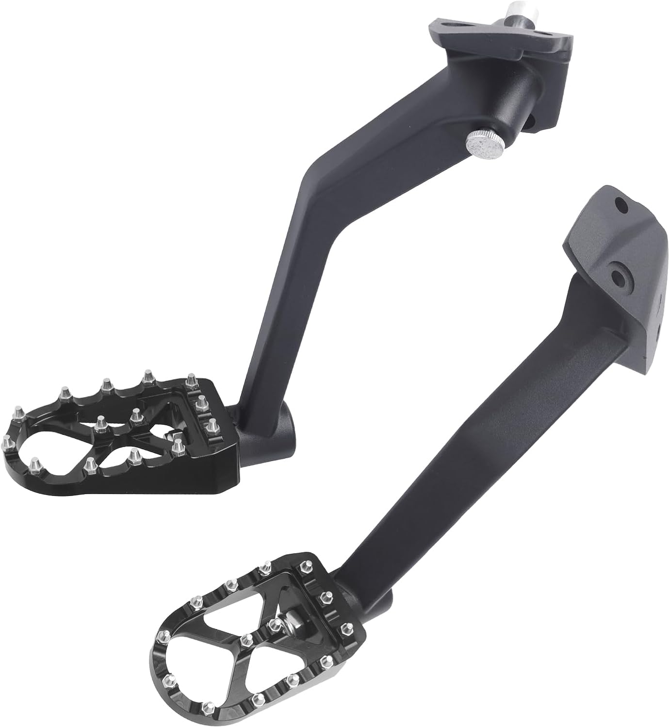 Adjustable Passenger Foot Pegs Fit for Can-Am Ryker 600 900 Rally Sport 2019-2025 Rear Floorboards Anti-Slip Foot Rest with Studs (MAX Mount 219400800 Required)