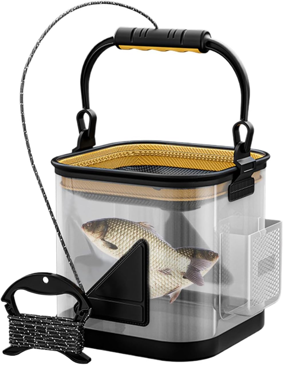 Fish Transport Container - Portable Transparent Fishing Basket,Fish ...