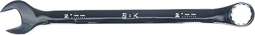 SK Professional Tools 88521 - Llave métrica de 12 puntos, larga, 0.827 in, combinada con acabado SuperKrome, fabricada en Estados Unidos