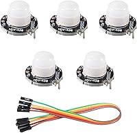 Vista 1 de 5 unids SR602 sensor de movimiento detector módulo mini piroeléctrico infrarrojo sensor interruptor alta sensibilidad para electrónica DIY