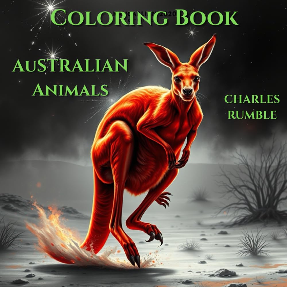 Australian Animals Coloring Book: Discover many of the amazing animals located in Australia
