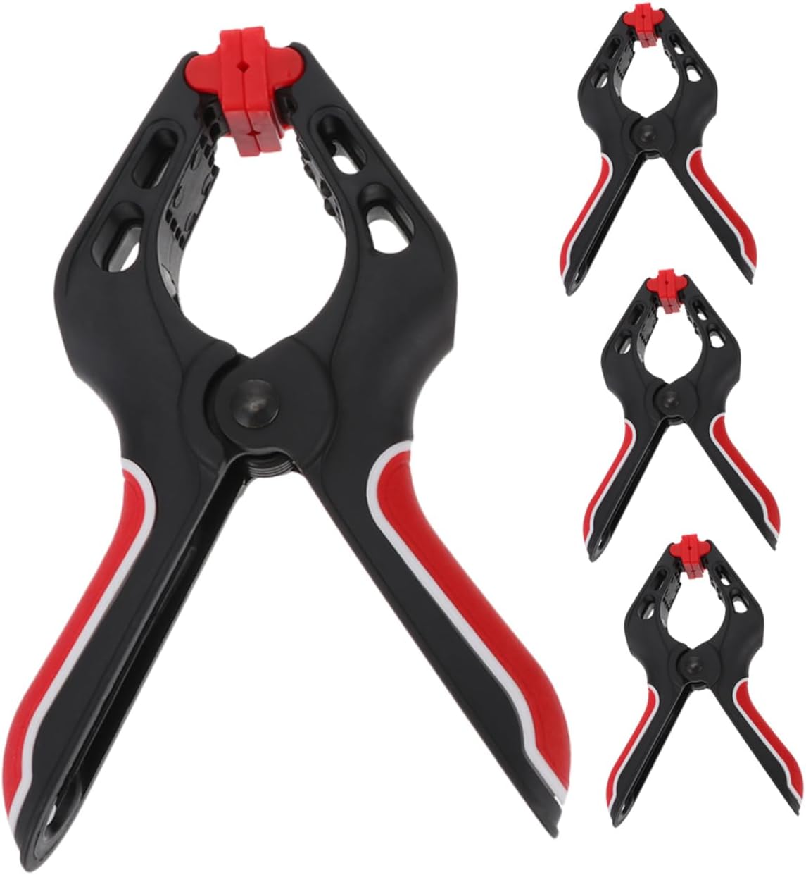 Operitacx 4Pcs Heavy Duty Spring Clamps for Woodworking Multi Use A Type Clips for Carpentry Fixing Durable and Reliable Fixing Tool Design for Easy Portability
