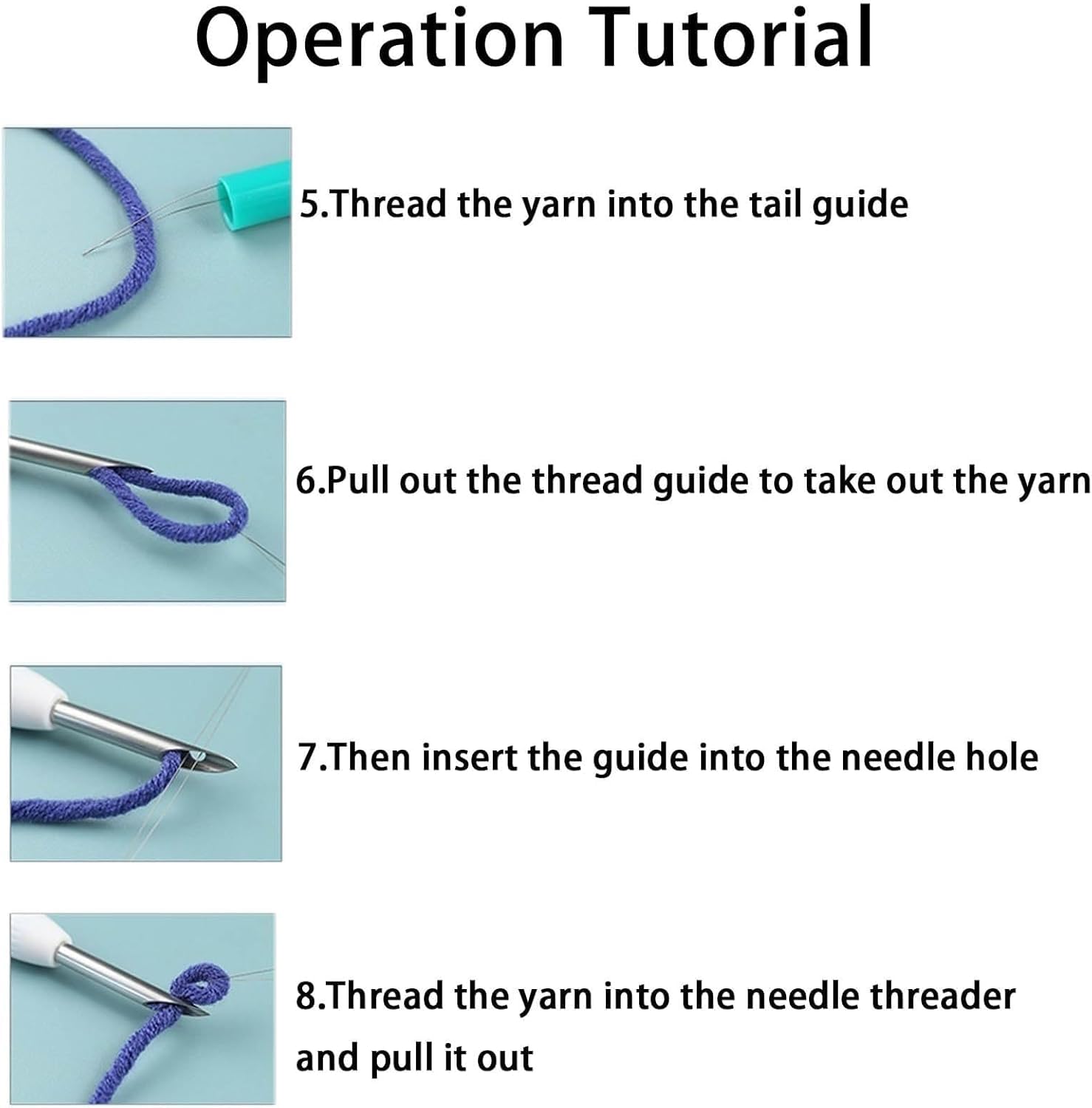 Jaenea Punch Stitch Kit,Punch Needle Kit for Beginners,Punch