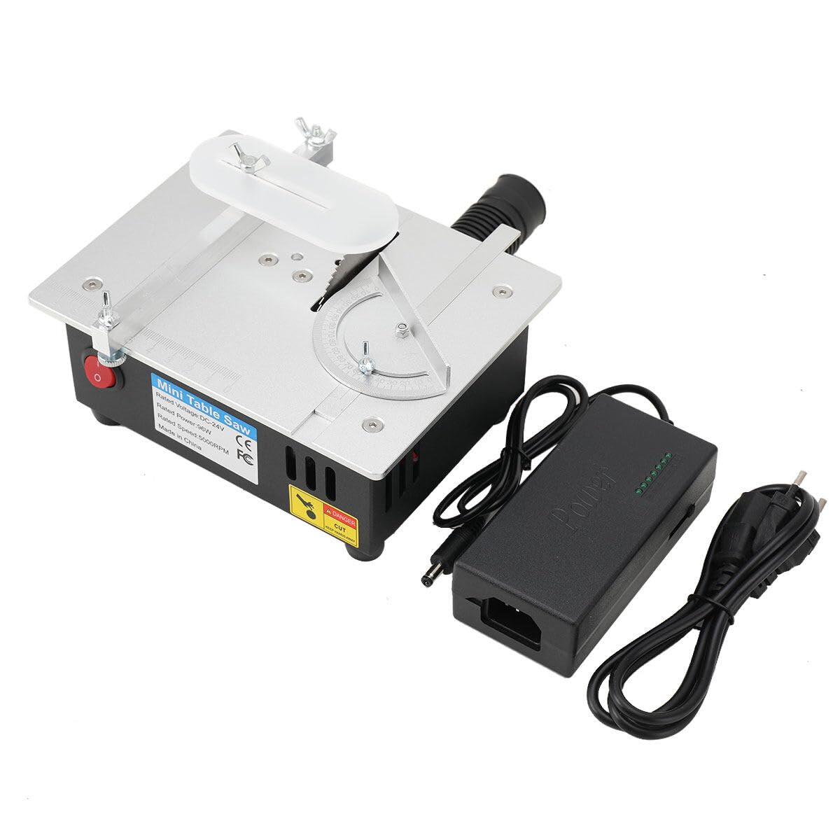 Mini Tischkreissäge | Präzisions Tischsäge, 96W Tischkreissägen Mit 7-Gang-Netzteil Einstellbarer, Multifunktionale Table Saw 5000 U/Min Für DIY-Holzbearbeitungsprojekte