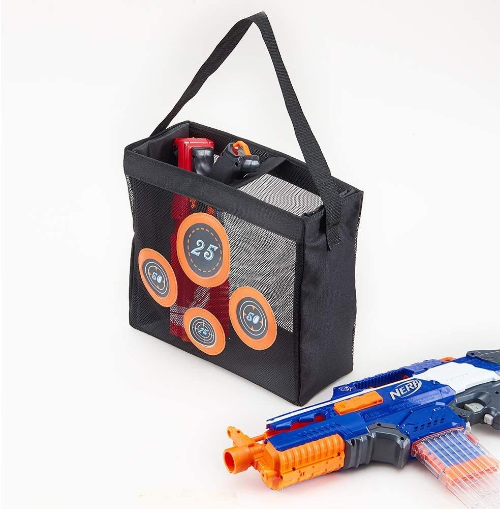 Borsa portatile per bersagli per esercitazioni Toyer Foam Blasters per pistole Nerf N-Strike Elite/Mega/Rival
