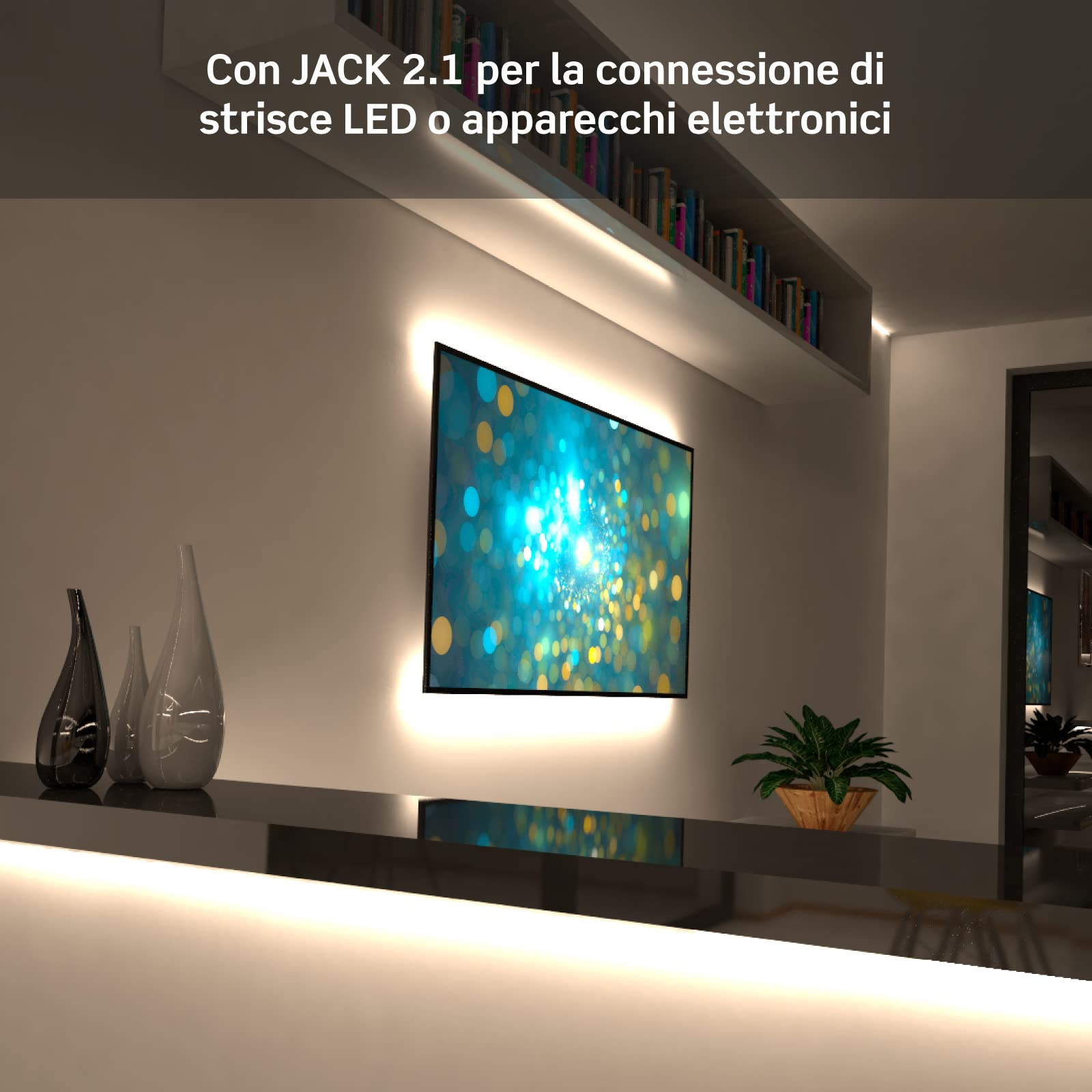 Profilo Alluminio Per Strisce LED - 6m (3 Pezzi Da 2m) - Copertura Opaca - Superficiale - Foto 11