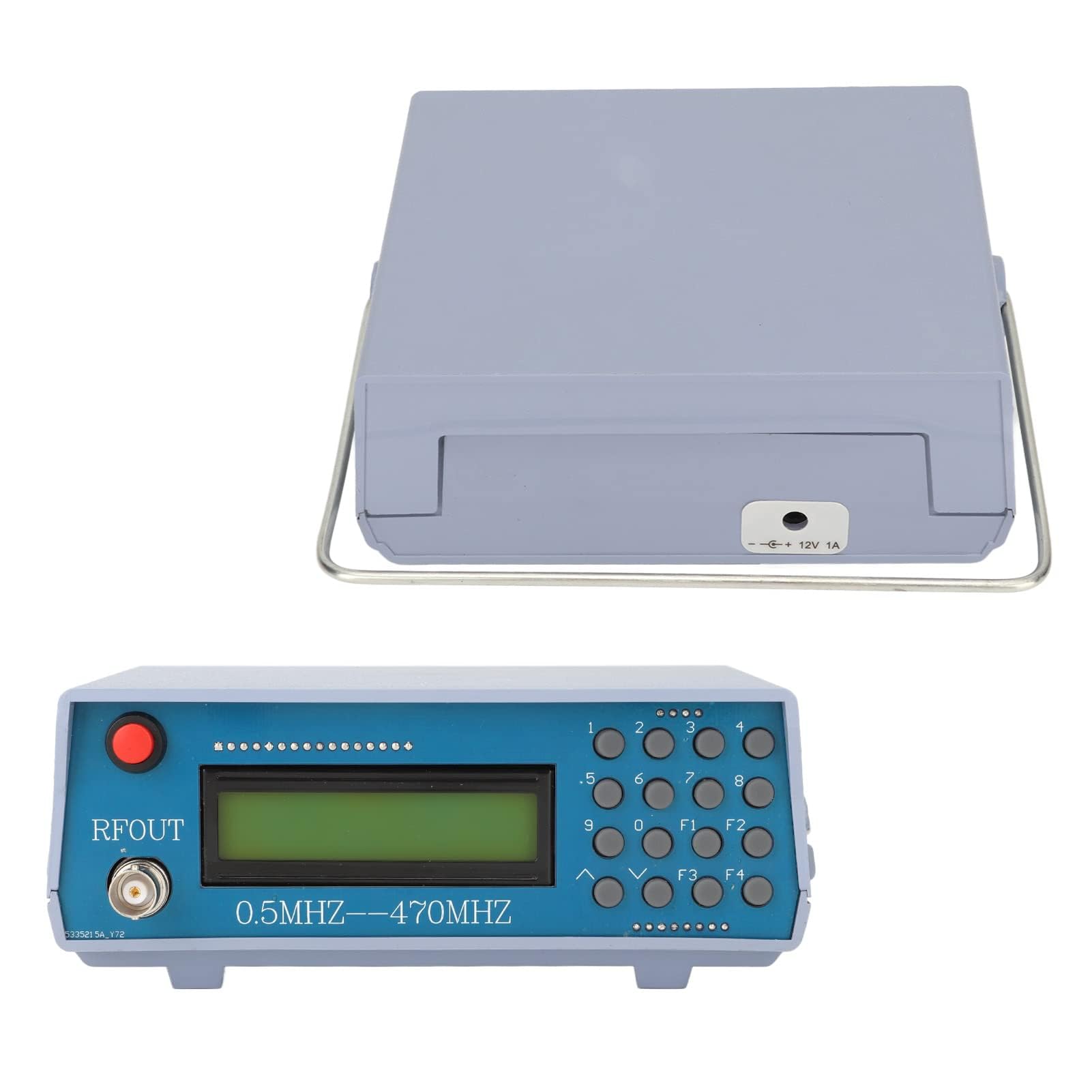 Generatore di Segnale Interfono Radio FM PM AM ABS 0.5M-470MHz Generatore di Segnale Tester Misuratore di Frequenza da -70 a 132dBm