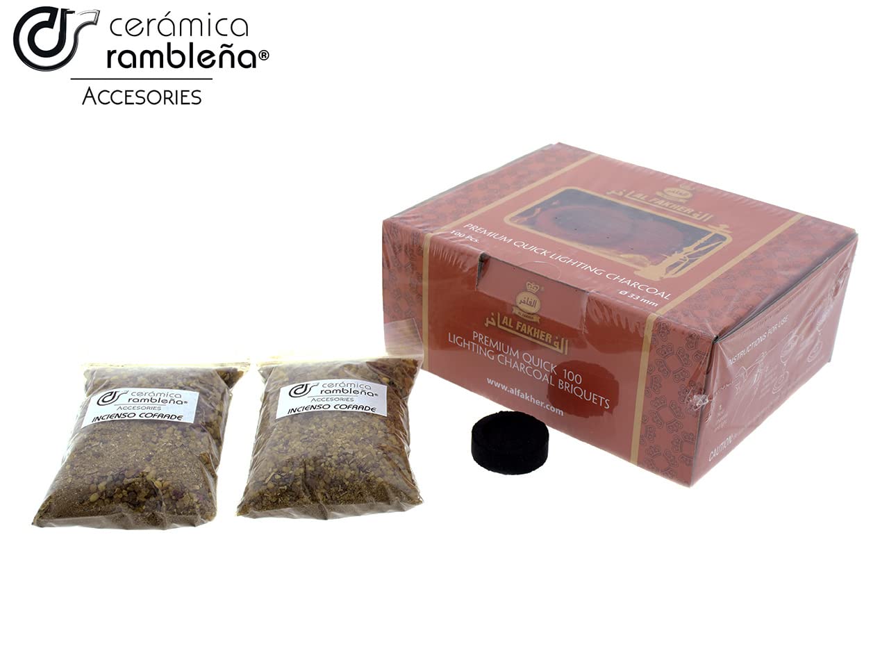 CERÁMICA RAMBLEÑA Accessories | Weihrauch aus Cofrade | Weihrauch für die Karwoche | Natürlicher Weihrauch | Liturgischer Weihrauch | Set 200 gr + 100 Paste | Set 200 gr + 100 Paste