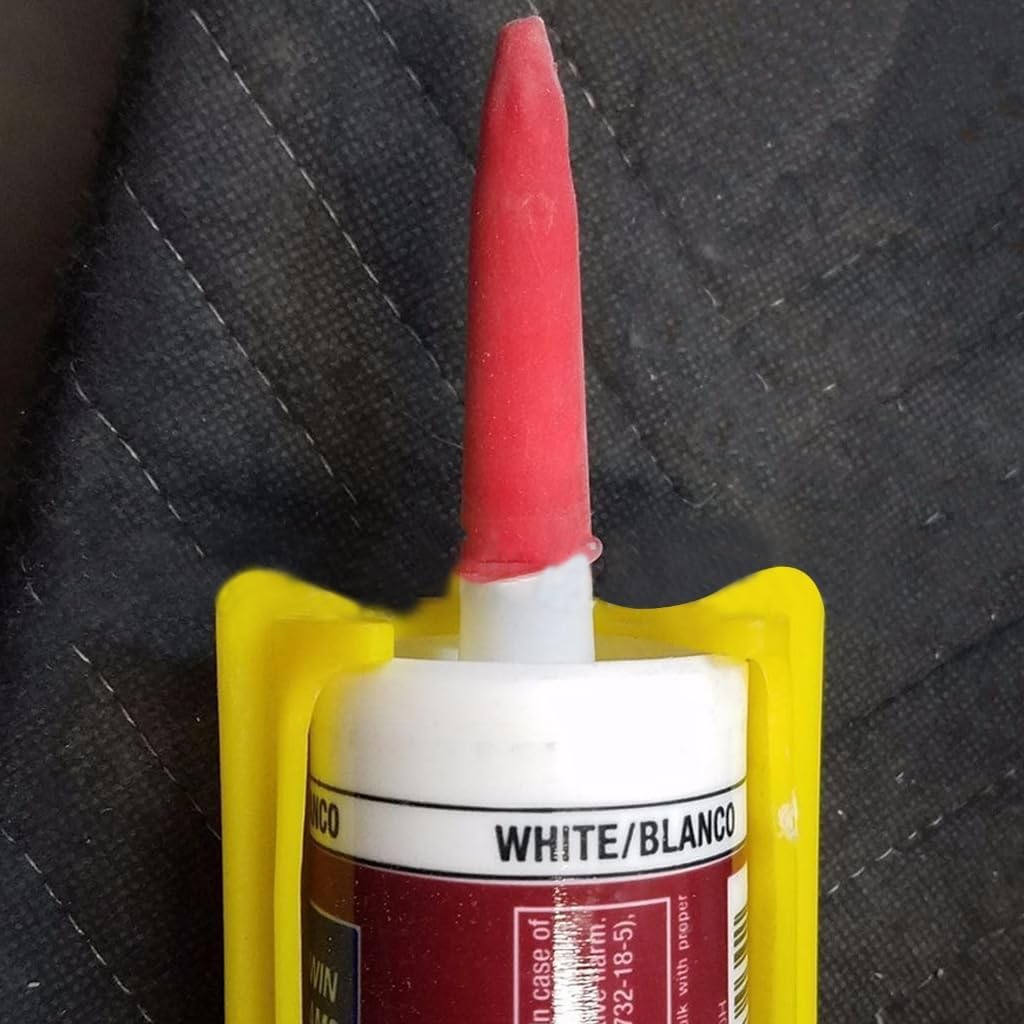 Glass Nozzles Plastic Caulking Nozzles Sealant Silicone Caulking Tips Mouth Caps Home Nozzles Tool for Sealing Caulk Caps