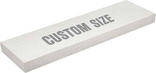 Cojín de banco de tamaño personalizado, cojín de asiento de ventana panorámica, cojín largo de espuma gruesa para tapicería, cojines para sofá,