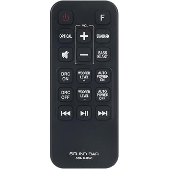 ALLIMITY AKB74935621 Remote Control Replacement for LG Soundbar SJ2