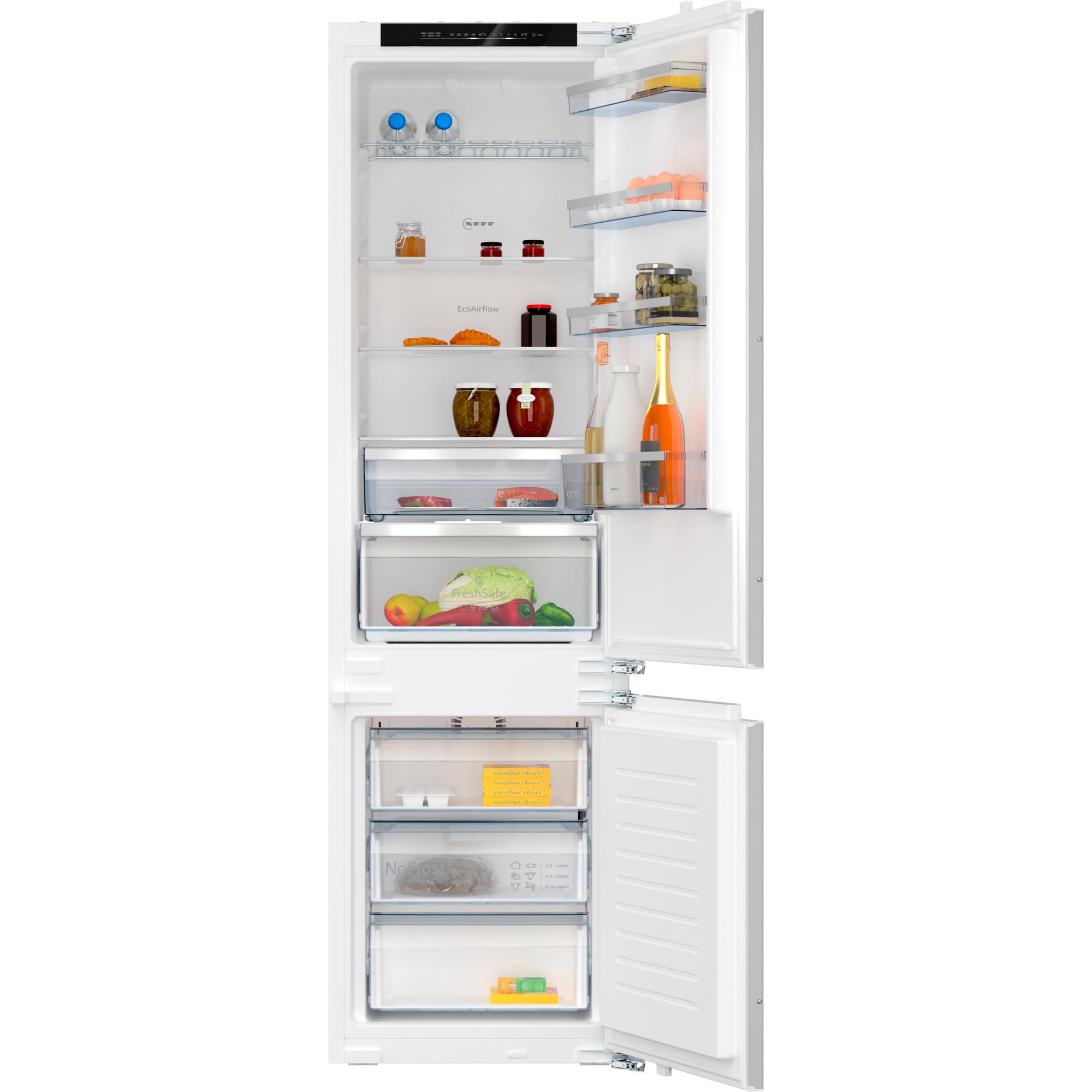 NEFF Réfrigérateur congélateur encastrable KI7962FD0, N 50, 290 litres, Hauteur 193.​5 cm