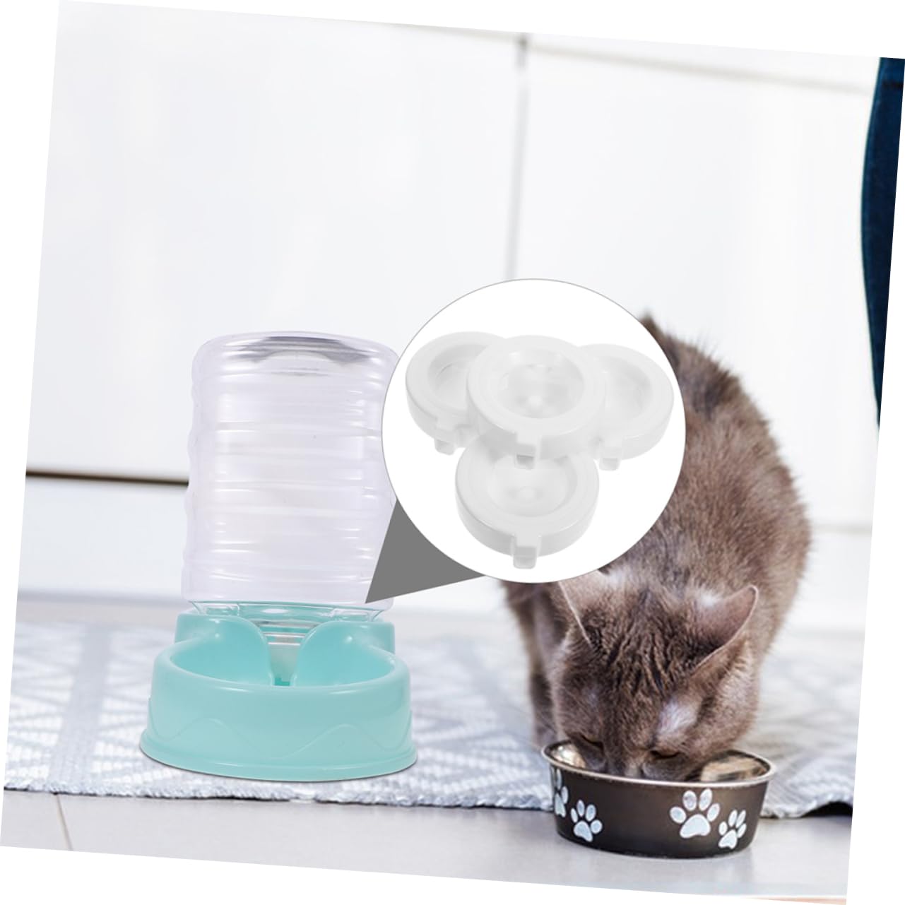Happyyami Ersatzfilter Für Trinkbrunnen Für Haustiere Für Hunde Und Katzen Gesundheitssicheres Abs-Material Geruchsneutral