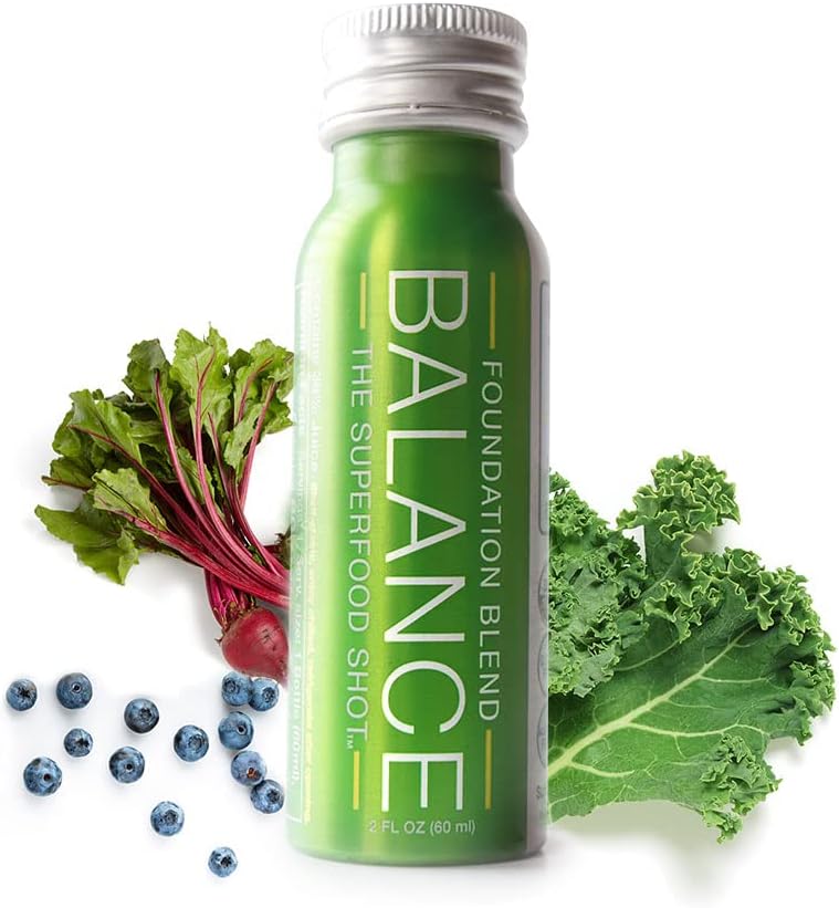 Life Equals Green Superfood Shot, Organic Fruits, Root Vegetables, Kale & More, 2oz Daily Green Drink to Take on The Go, Smoothie Juice Cleanse, Vegan, Gluten-Free (6 Pack)