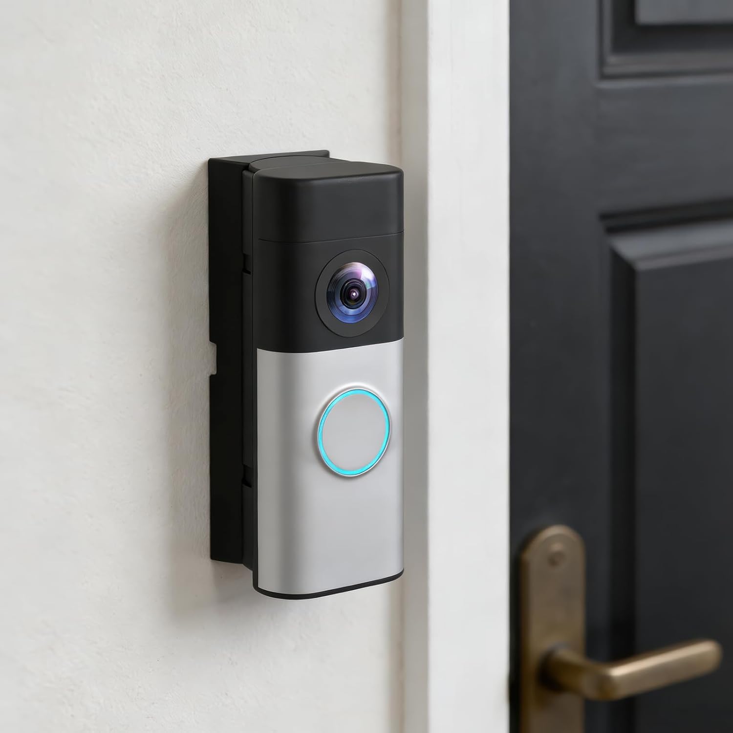 Video Doorbell Angle Mount - Adjustable Wall Mount Bracket for R-ing Wired Doorbell Plus/Pro (Newest Models) & Battery Doorbell Plus/Pro (2nd Gen) - Ideal for Apartment, Home & Business