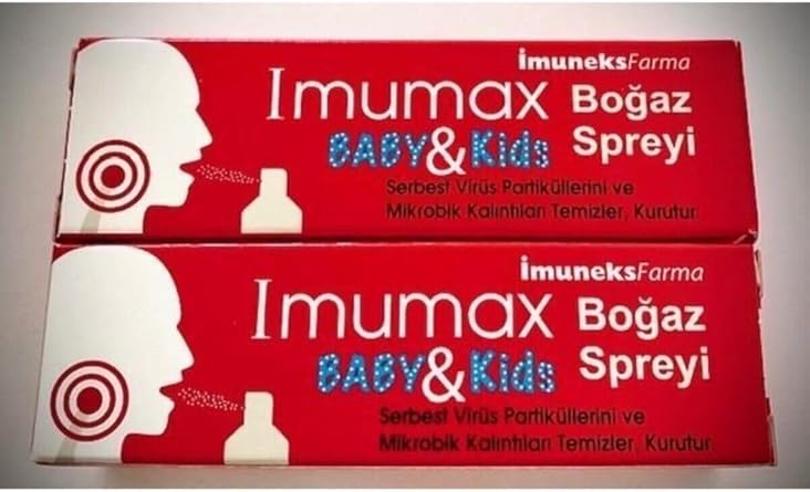 Imuneks Imumax Baby & Kids Bo az Spreyi, 20ml x 2 Adet