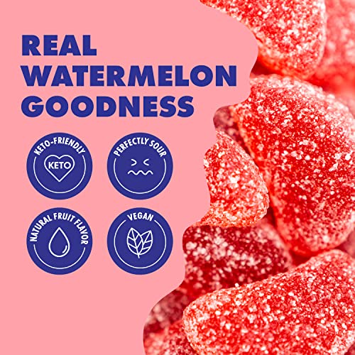 Shameless Snacks - Healthy Low Calorie Snacks, Low Carb Keto Gummies (Gluten Free Candy) - 6 Pack Wassup Watermelon #TOP2