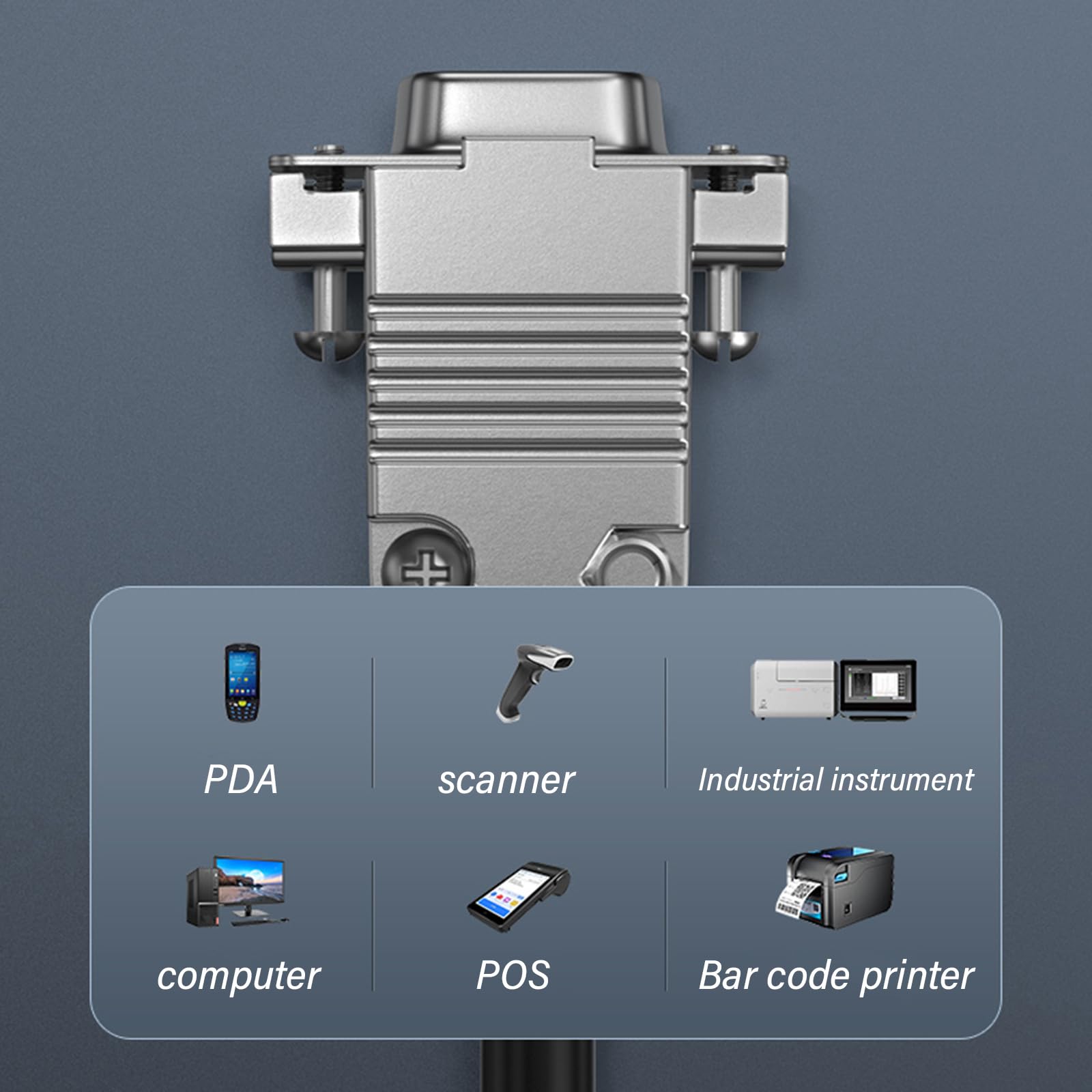 HapGlan PVC 9Pin RS232 Port Cable Male Female Converter Cord Extension Data Cable 9Pin Adapter Line 0.5m to 30m Long