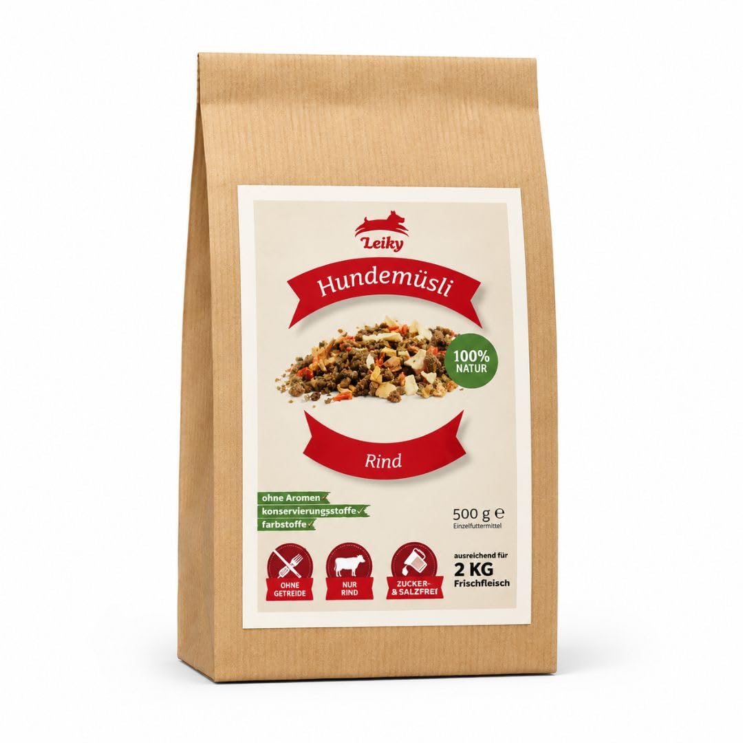 Musli z wołowiną i warzywami dla psa | dieta suchy BARF 2 kg