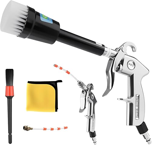 Miniatura 1 de GOCCIDA Pistola de limpieza de coche de alta presión para detallar, herramienta de aire, pistola de soplado de aire para detallar el automóvil,