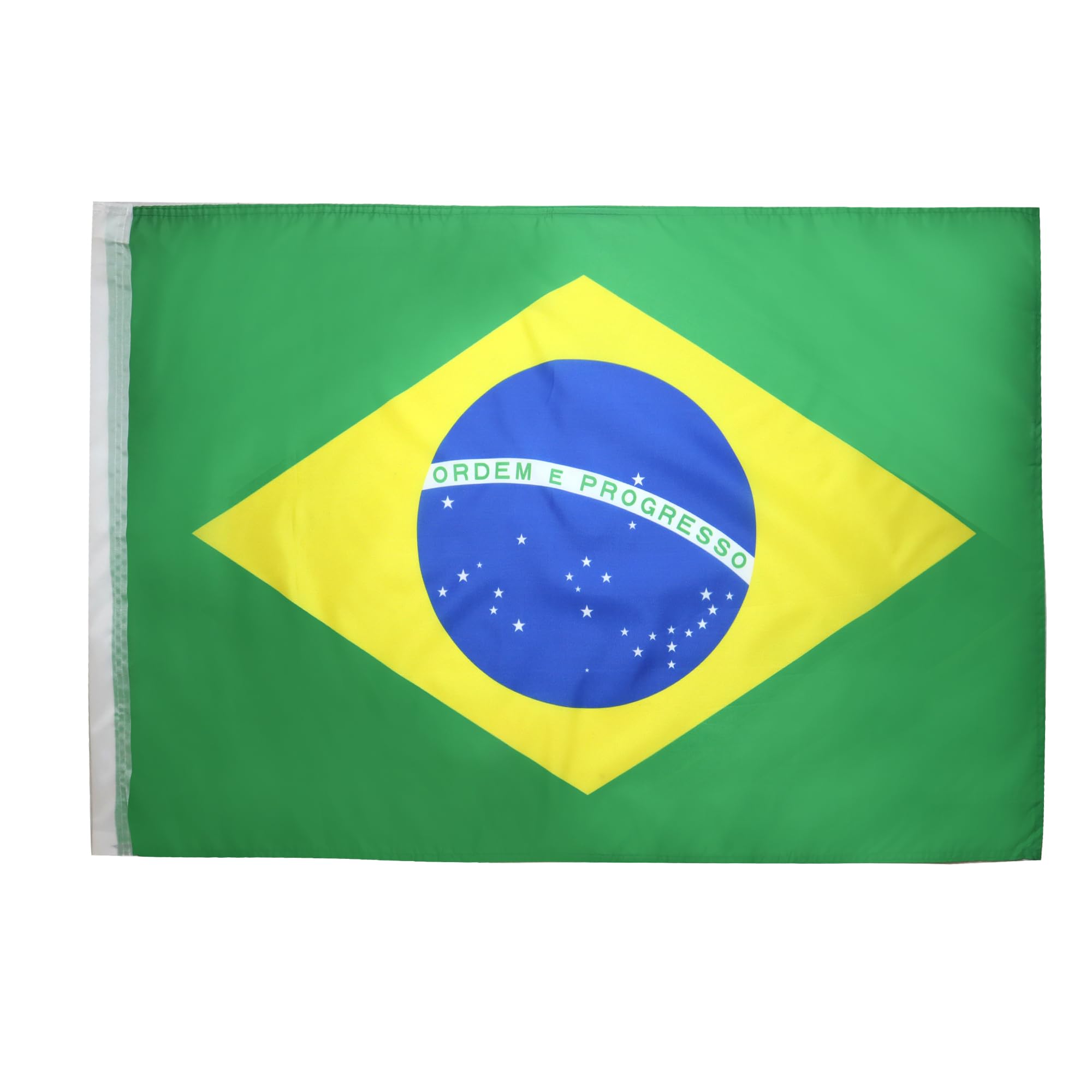 Drapeau Brésil avec Fourreau pour Hampe, 90cm x 60cm