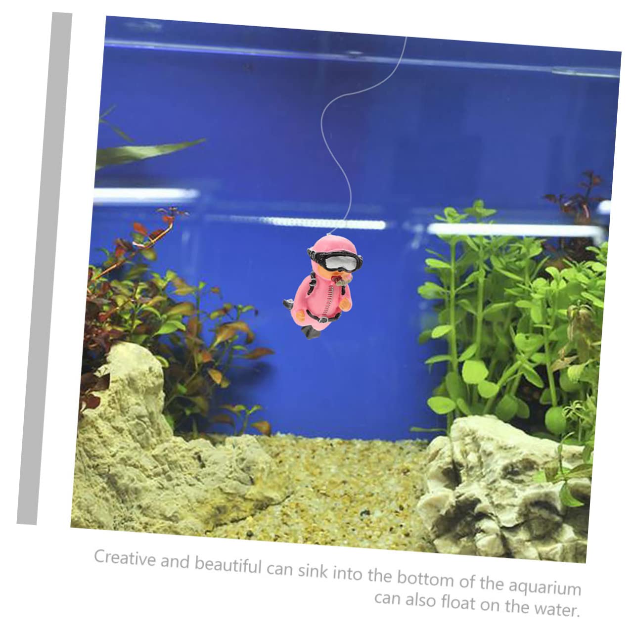 BESPORTBLE 12 Pièces Plongeur D'aquarium Ornement De Plongeur Jouets D'intérieur Plongeurs Flottants Les Plongeurs Figurine De Chasseur De Coffre Au Trésor Figurines Accessoires Miniature PVC