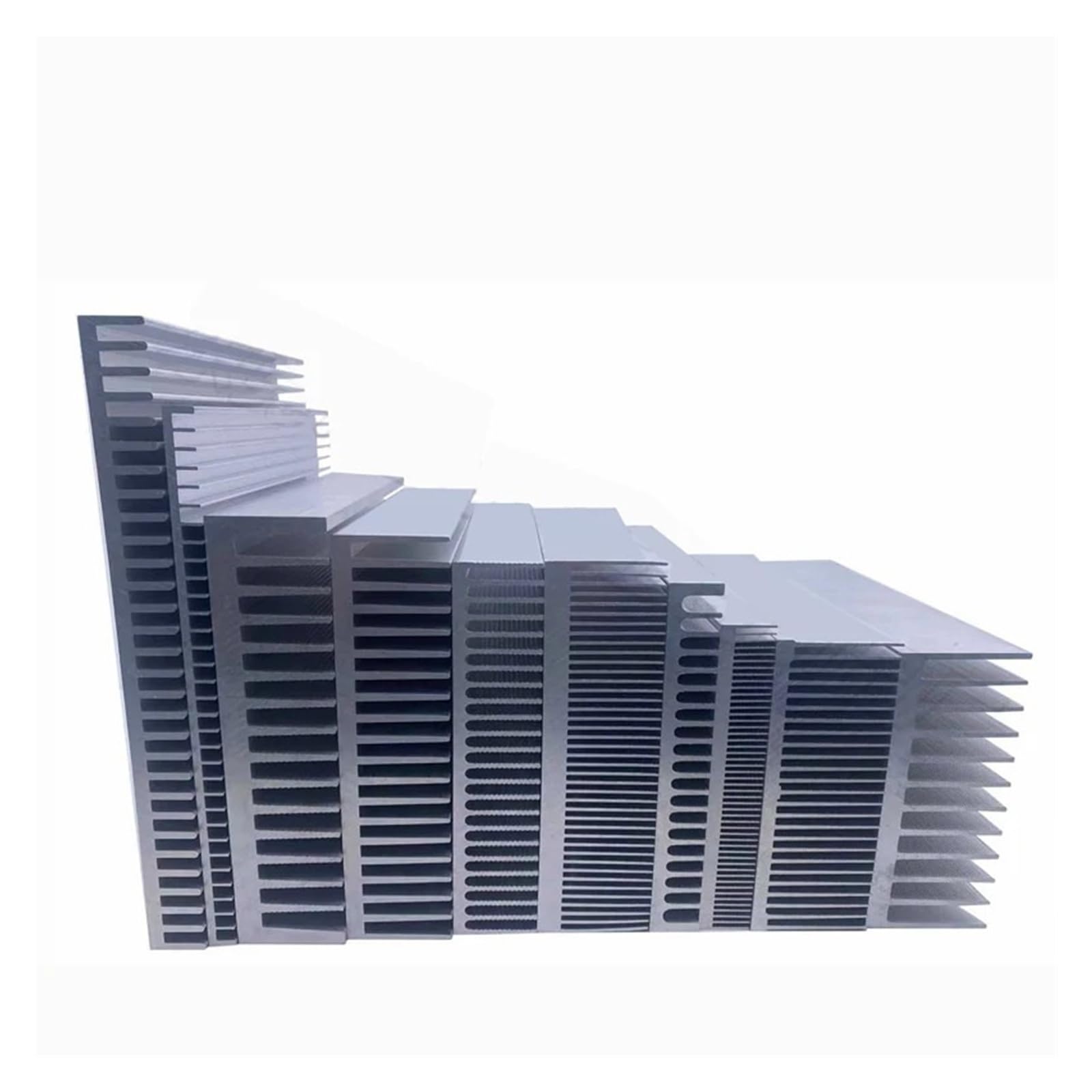 Dissipatore di calore in alluminio estruso per dissipatore di calore con chip elettronico a LED, 115 x 50, 125 x 20,5, 140 x 20 mm, per chip elettronico a LED, raffreddamento e dissipazione del calore