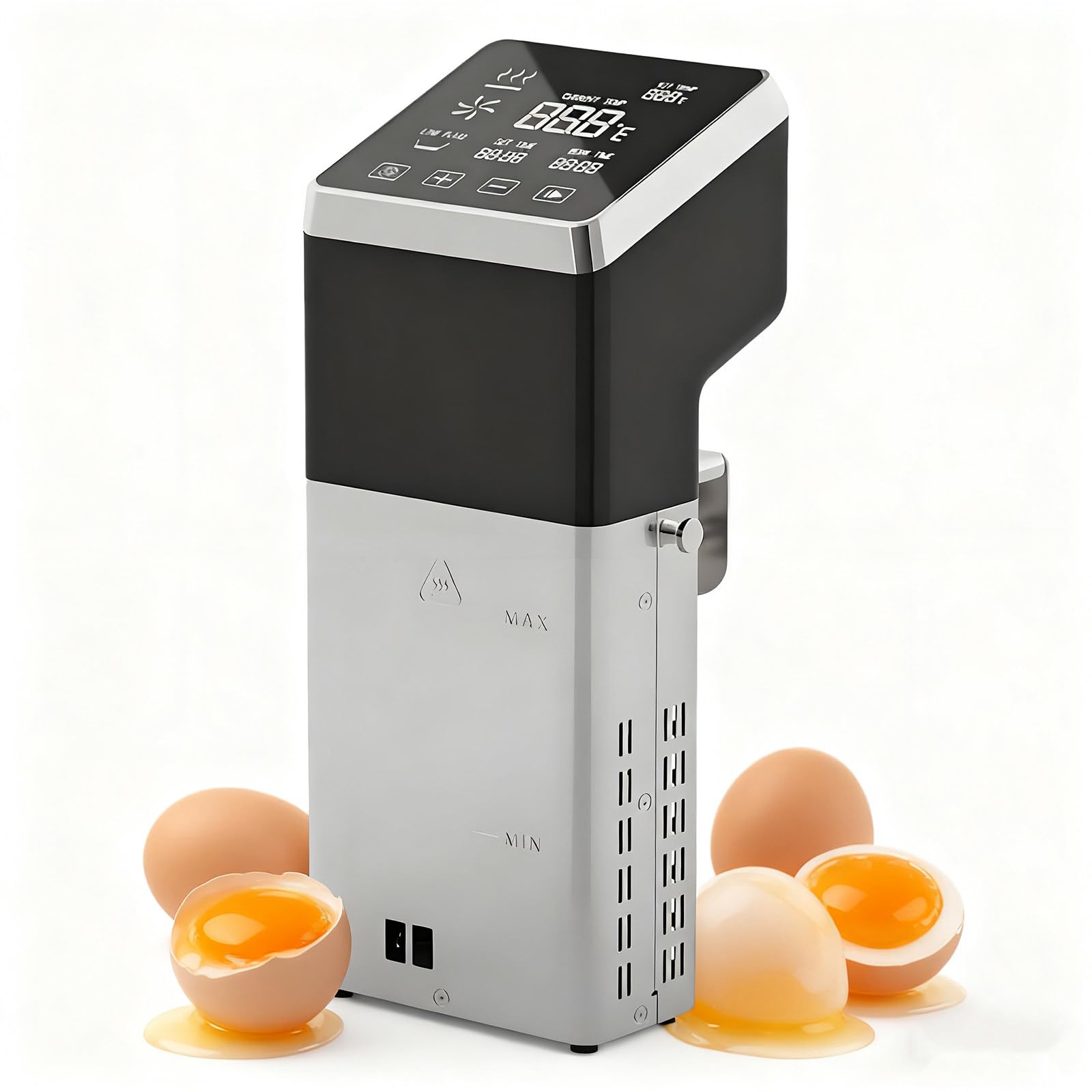 Precision Termocircolatore Domestico, Immersione per Cotture a Bassa Temperatura 1600W, Volume Massimo dell'Acqua 70 Litri, Cottura Sottovuoto per Cena in Famiglia, Pasti Natale