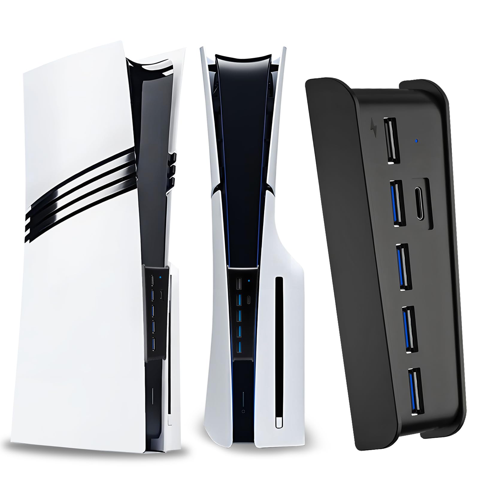 スポーツ ps5 Amazon.com: 6 Port USB Hub for PS5 Pro & PS5 Slim Console Disc