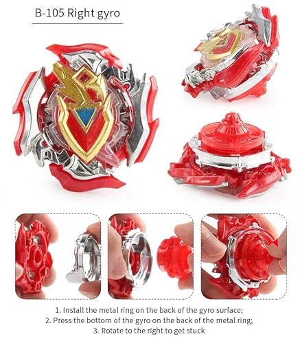 OBEST Trottole Burst con Launcher e custodie