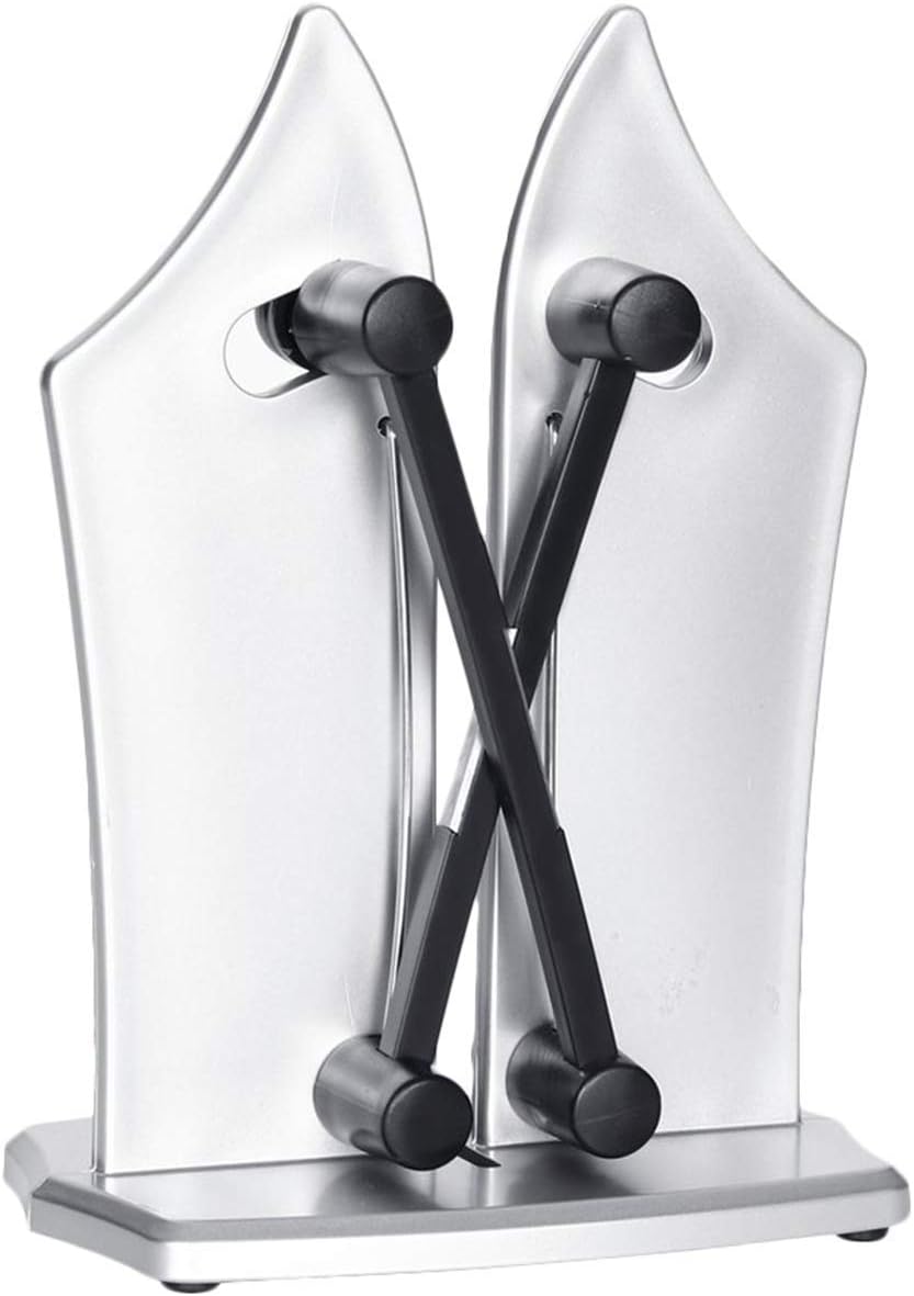 Official As Seen On TV Bavarian Edge Kitchen Knife Sharpener by BulbHead, Sharpens, Hones, & Polishes Serrated, Beveled, Standard Blades