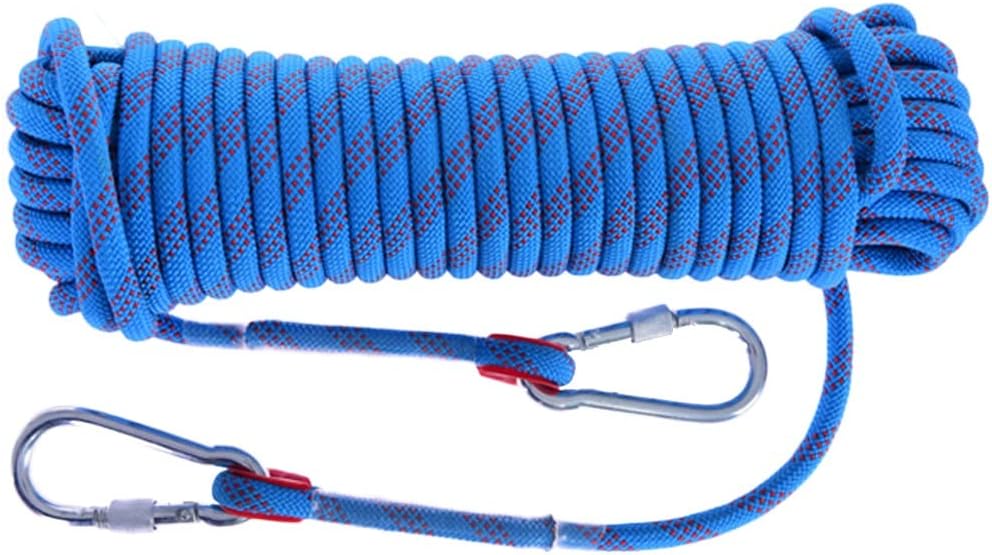 Double Braided Polyester Rope 18,20mm Nylon boat rope Strong Pulling Rope for Sailing Gardening Swings dock ropes mooring ropes for boat (Color : 18mm, Size : 100m)