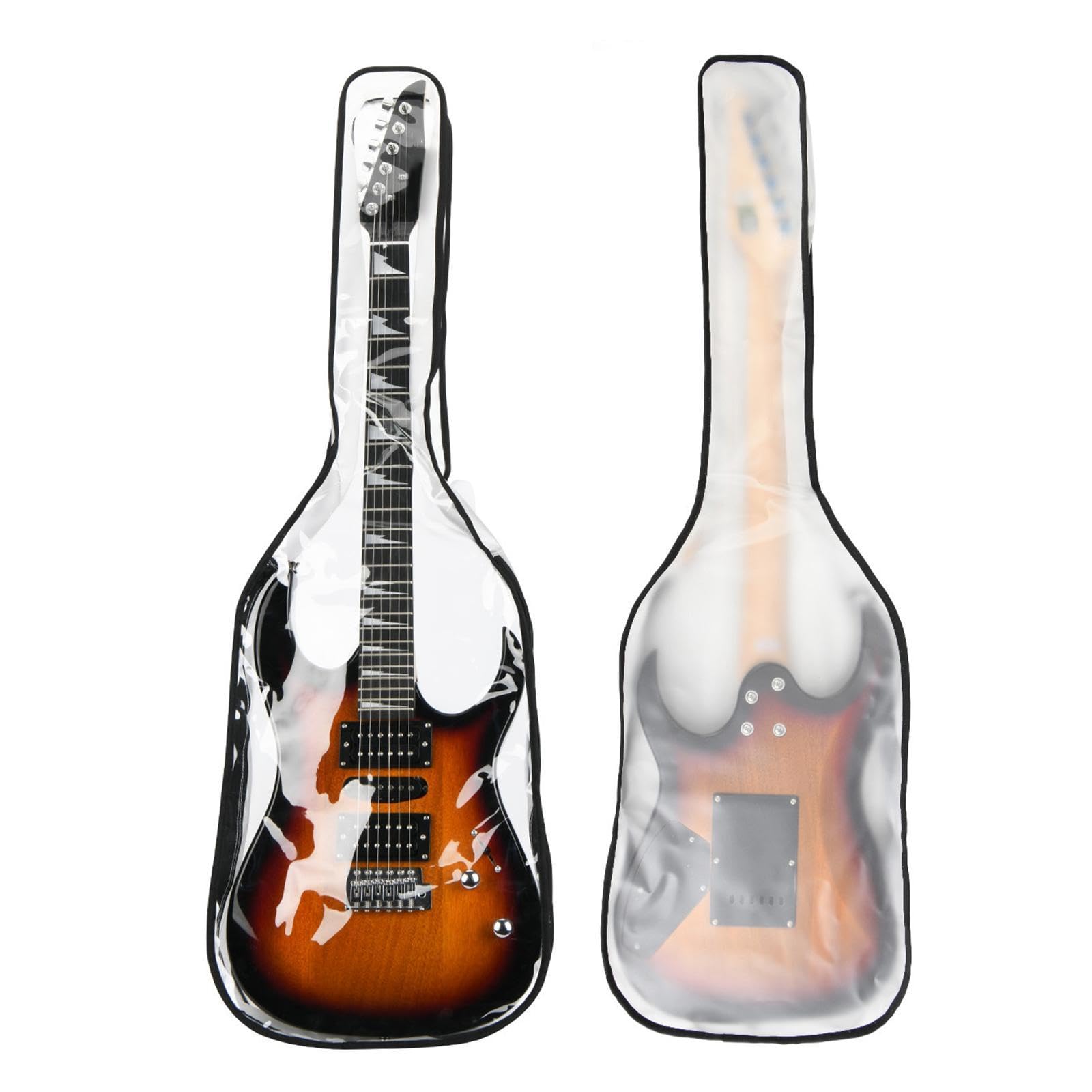 Funda Guitarra 39 Pulgadas Impermeable TPU | material transparente, cierre cremallera, resistente al agua, interior no tejido