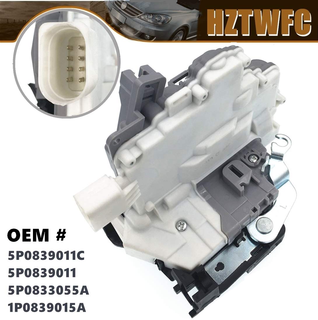 HZTWFC Un par de mecanismo de cierre de cerradura de la puerta trasera izquierda y derecha OEM # 1P0839015A 1P0839016A Para Seat Altea Seat Toledo
