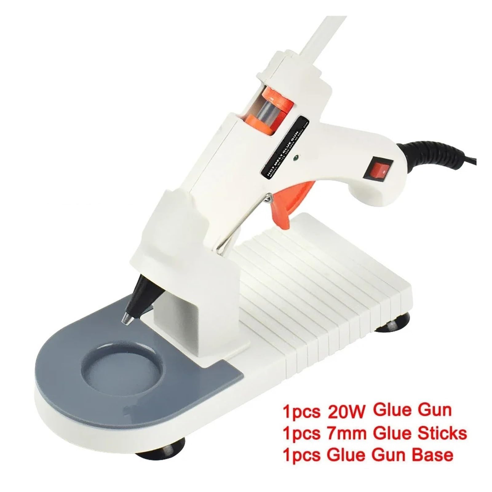 20W Pistolet Do Klejenia Na Gorąco Z Bezpłatnym 1 Szt. 7mm Klej W Sztyfcie Przemysłowe Mini Pistolety Termo Elektryczne Narzędzie Do Pomiaru Temperatury Szerokie Zastosowanie