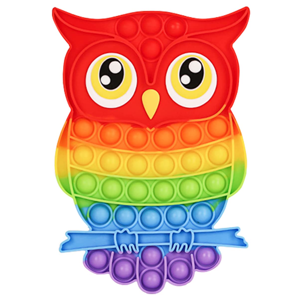 Fidget Toys Push Bubble Pop Sensory Fidget Toy Silicone Popping Party Game Toy Stress Anxiety Reliever Toy Birthday Gift Toys