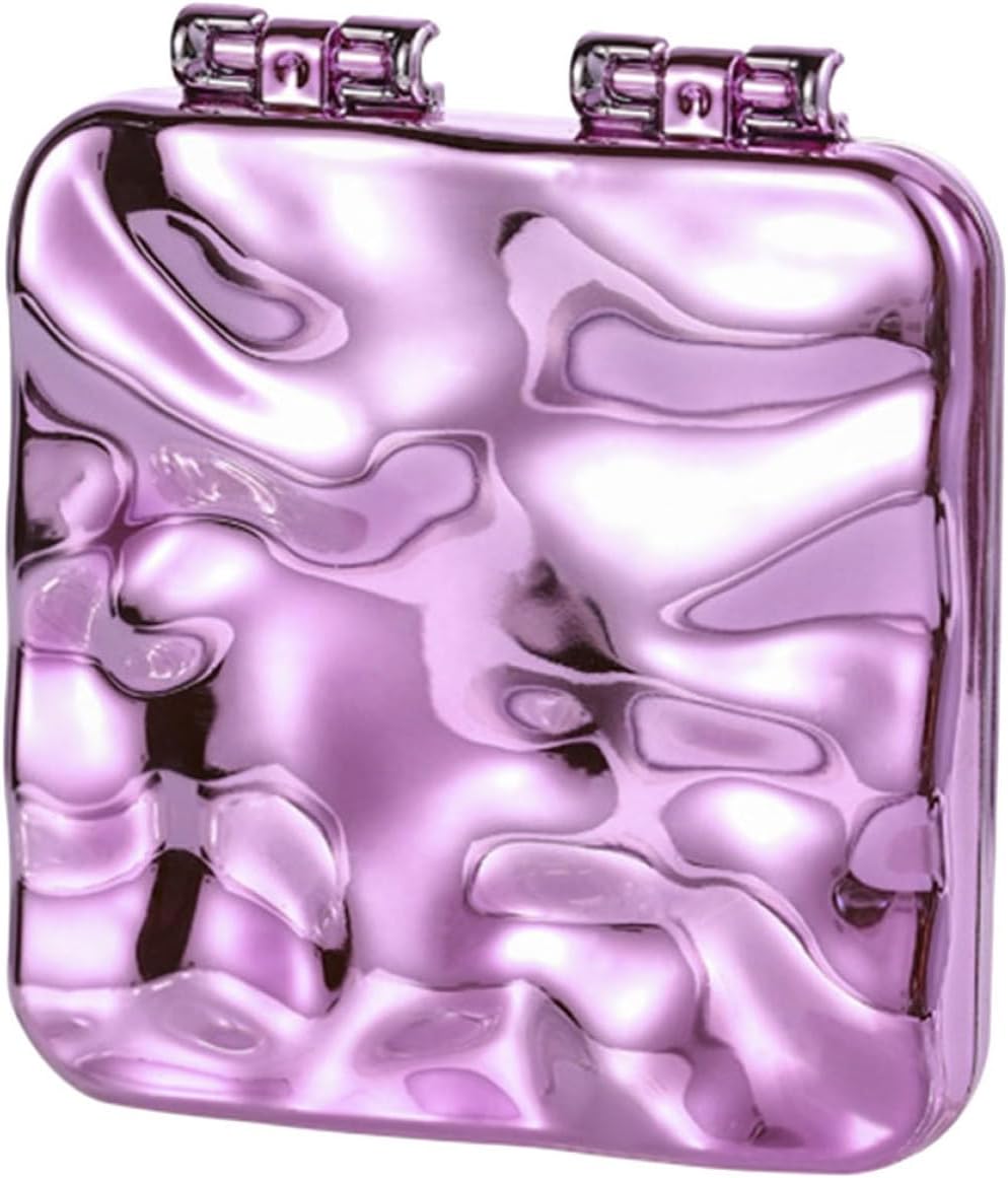 HEALLILY Portable Double Sided Makeup Mirror for Travel and Purse