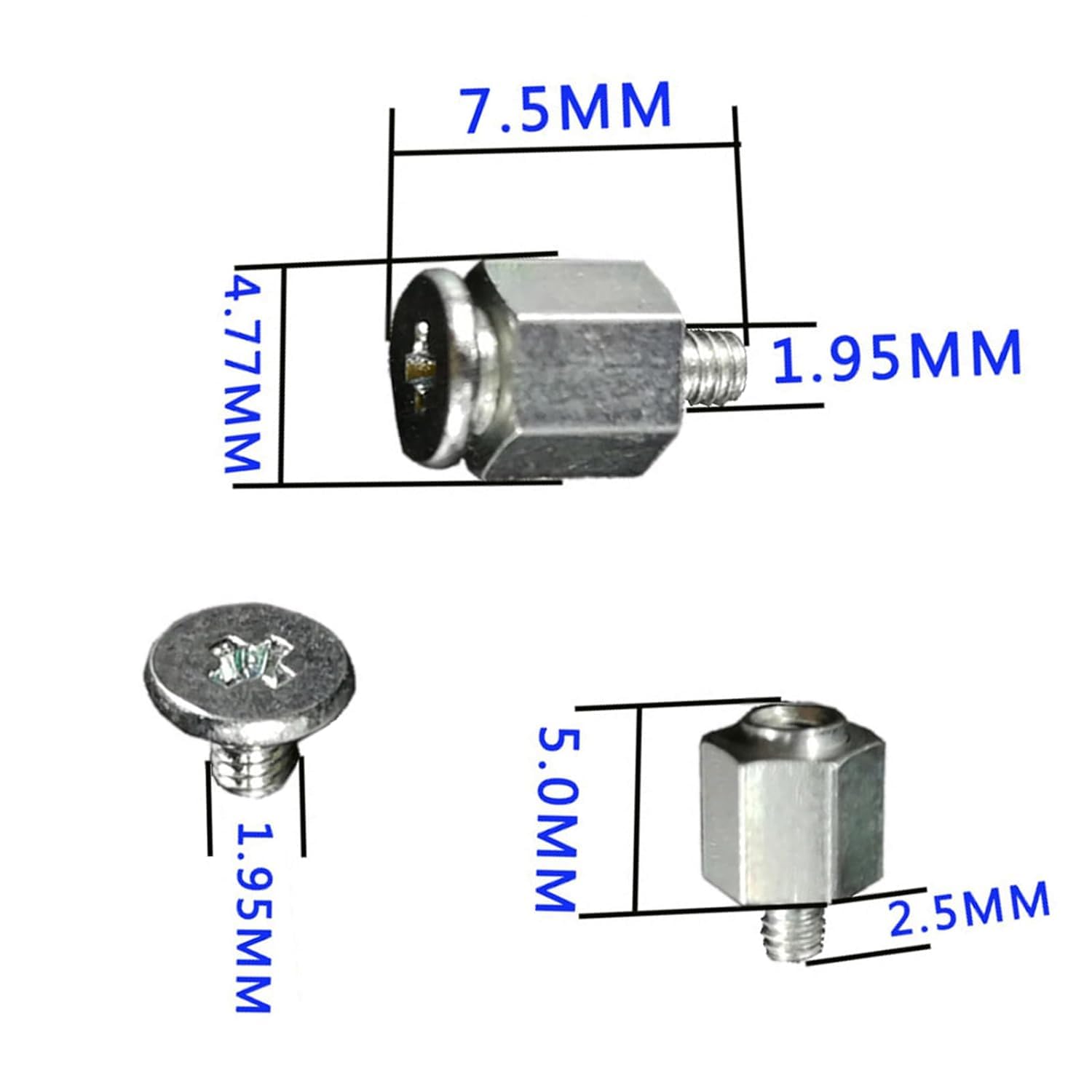 Akuoly Viti per Coputer Set di Viti .2 SSD Nve per Scheda adre ASUS