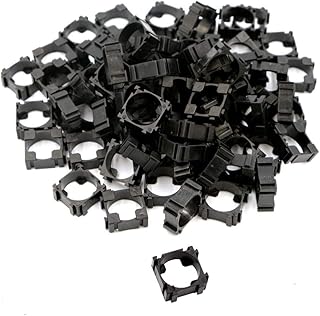 Bestol 200pcs 18650 Battery Cell Holder Safety Spacer Radiating Shell Storage Bracket Fits for 1x 18650 Battery