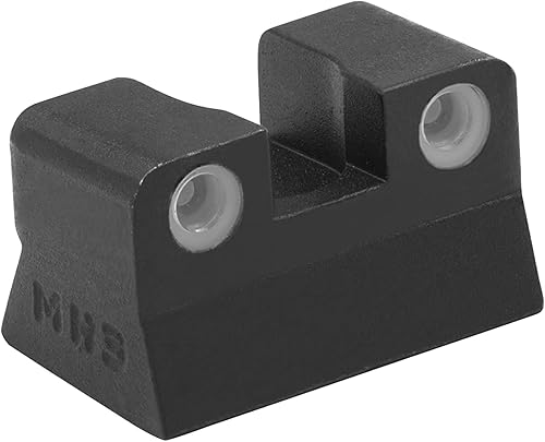 Miniatura 2 de MEPRO Tru-Dot Tritium - Miras nocturnas compatibles con Beretta Green Tritium Dots Glow on Sight Auto Illuminated Meprolight Fijo de alta