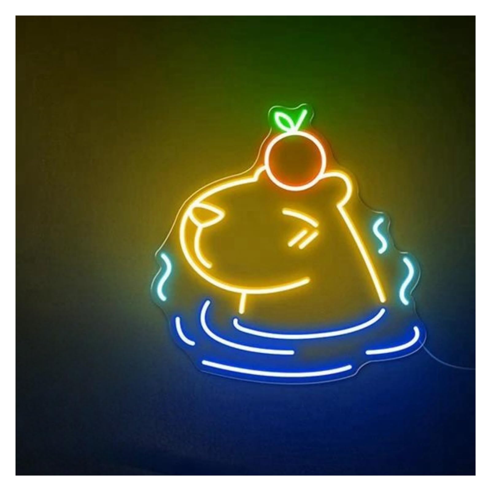LEMST Signs Lamp Animal Neon Signs USB Powered Adjustable Brightness Neon Lights, for Bistro Shop Wall Decor 45cmx45cm(55cmx55cm)