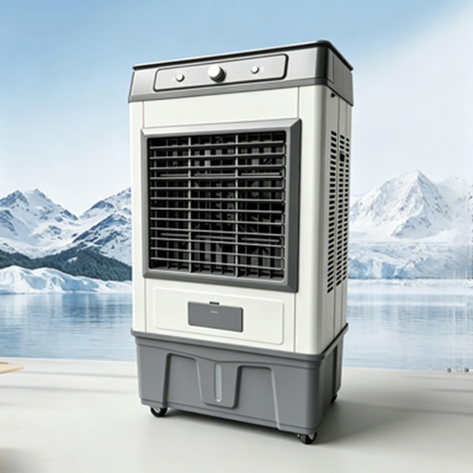 Josogo 3 Portable Evaporative Air Cooler, Mobile Water Cooling Swamp Cooler