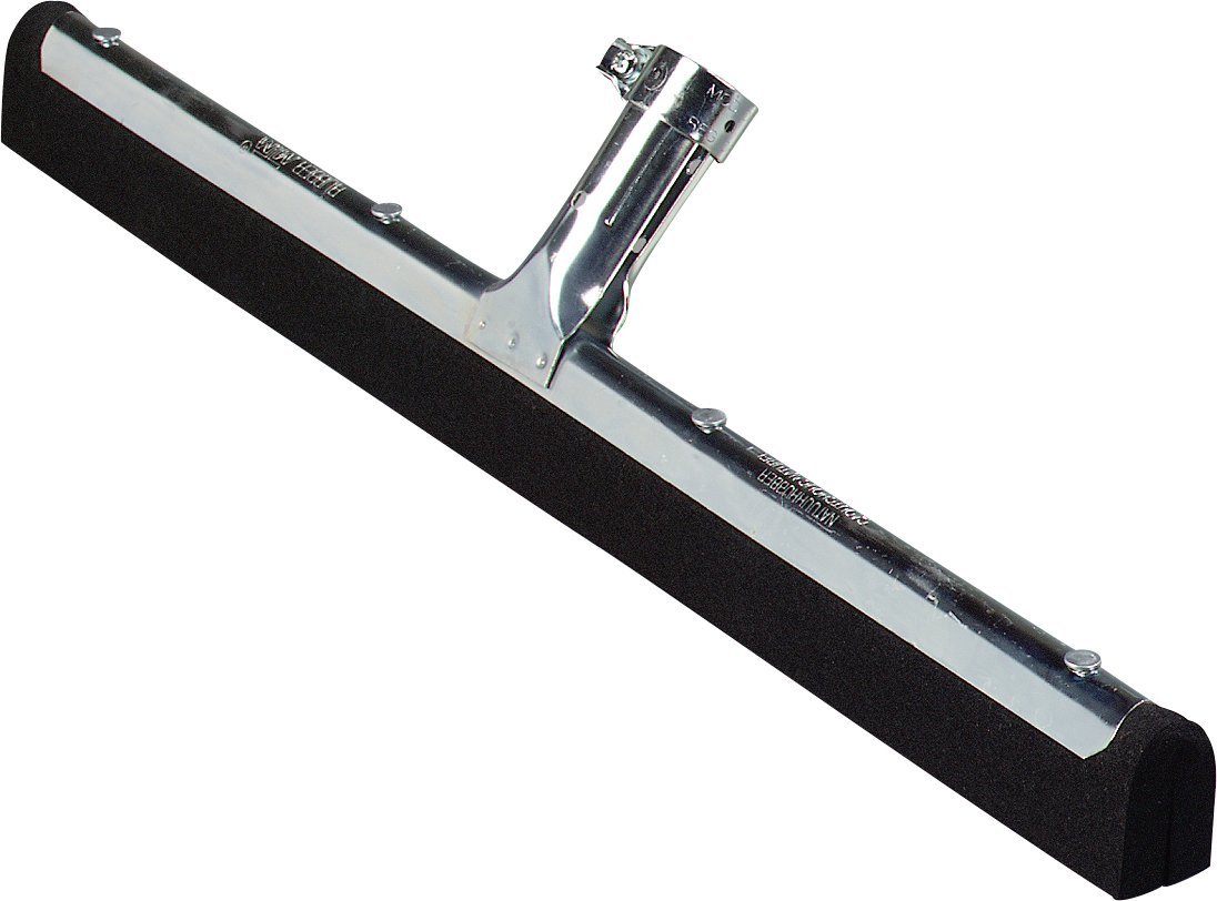 Carlisle 36631800 Flo-Pac suave espuma de goma rasqueta limpiacristales con Metal marco, 18 "General ancho, negro (caja de 10)