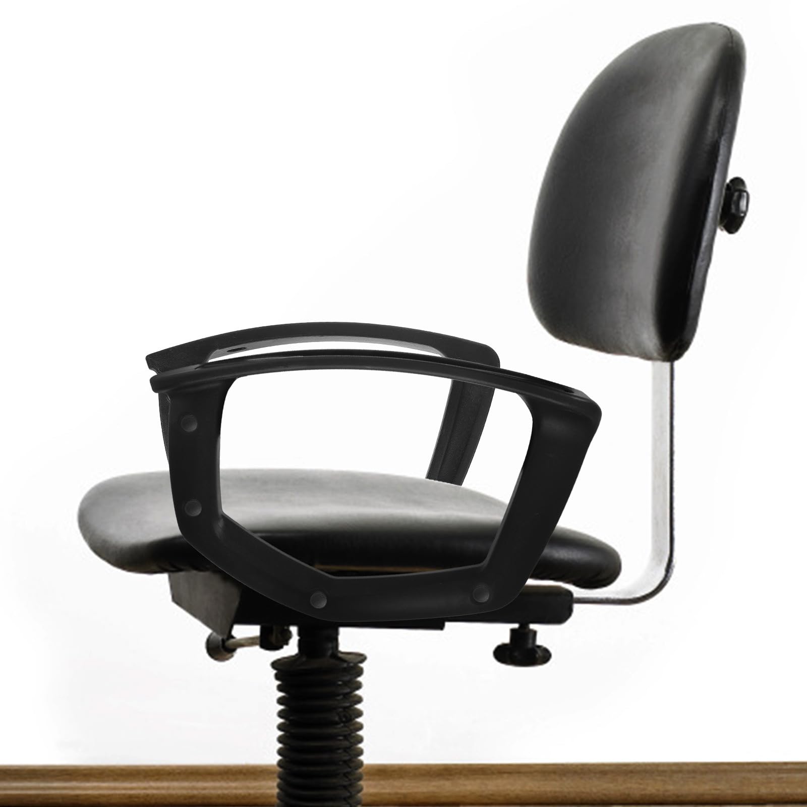 Gatuida Braccioli Accessori Ergonomici in Plastica Pp 2 Pezzi Copribraccioli Elasticizzati e Resistenti Nero per Supporto Mani per Sedia da Ufficio e Gaming