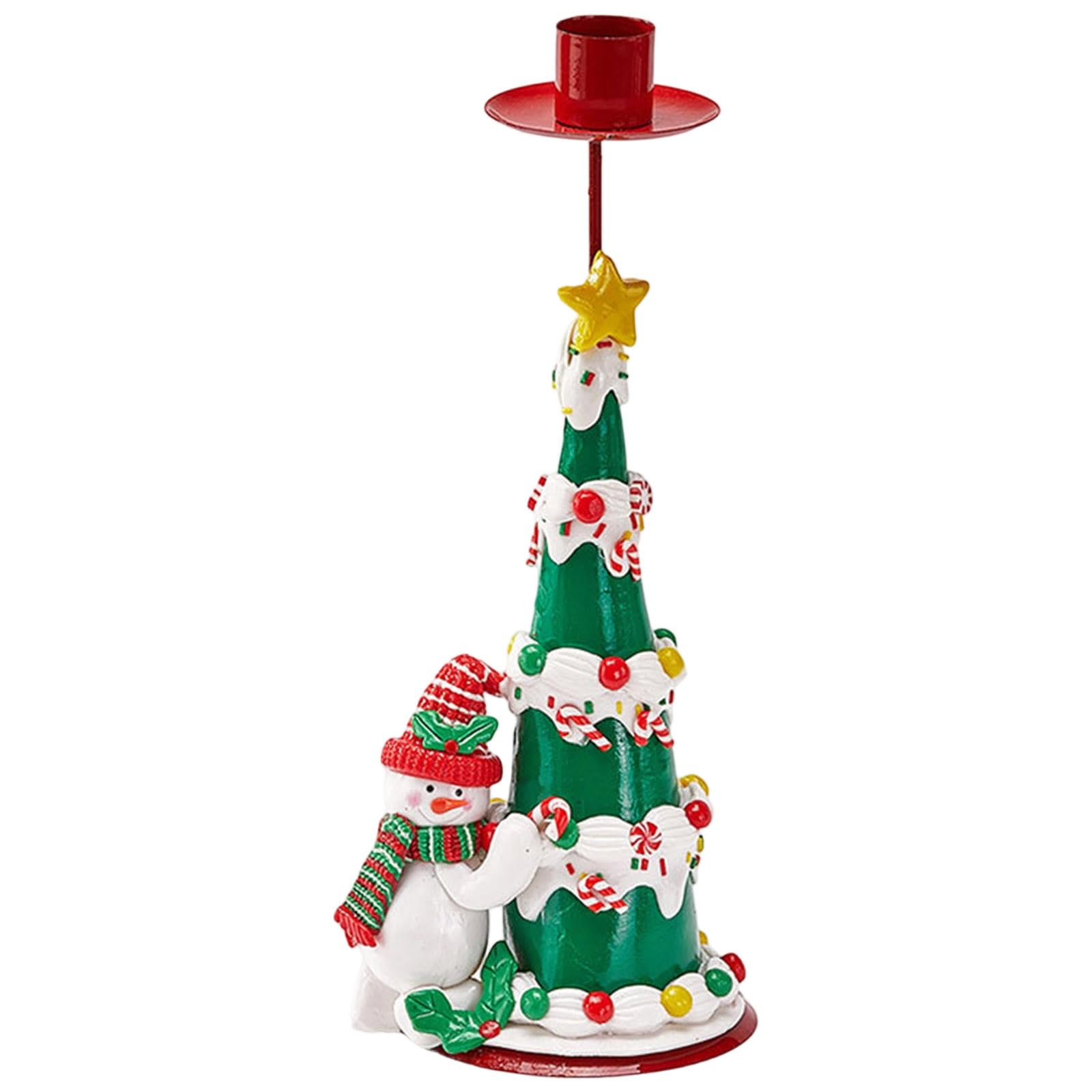 Tfaoys A European Iron Hold With Pvc Statue For Christmas Home Decoration Nd Festival Table Setting Stand Metal Stand
