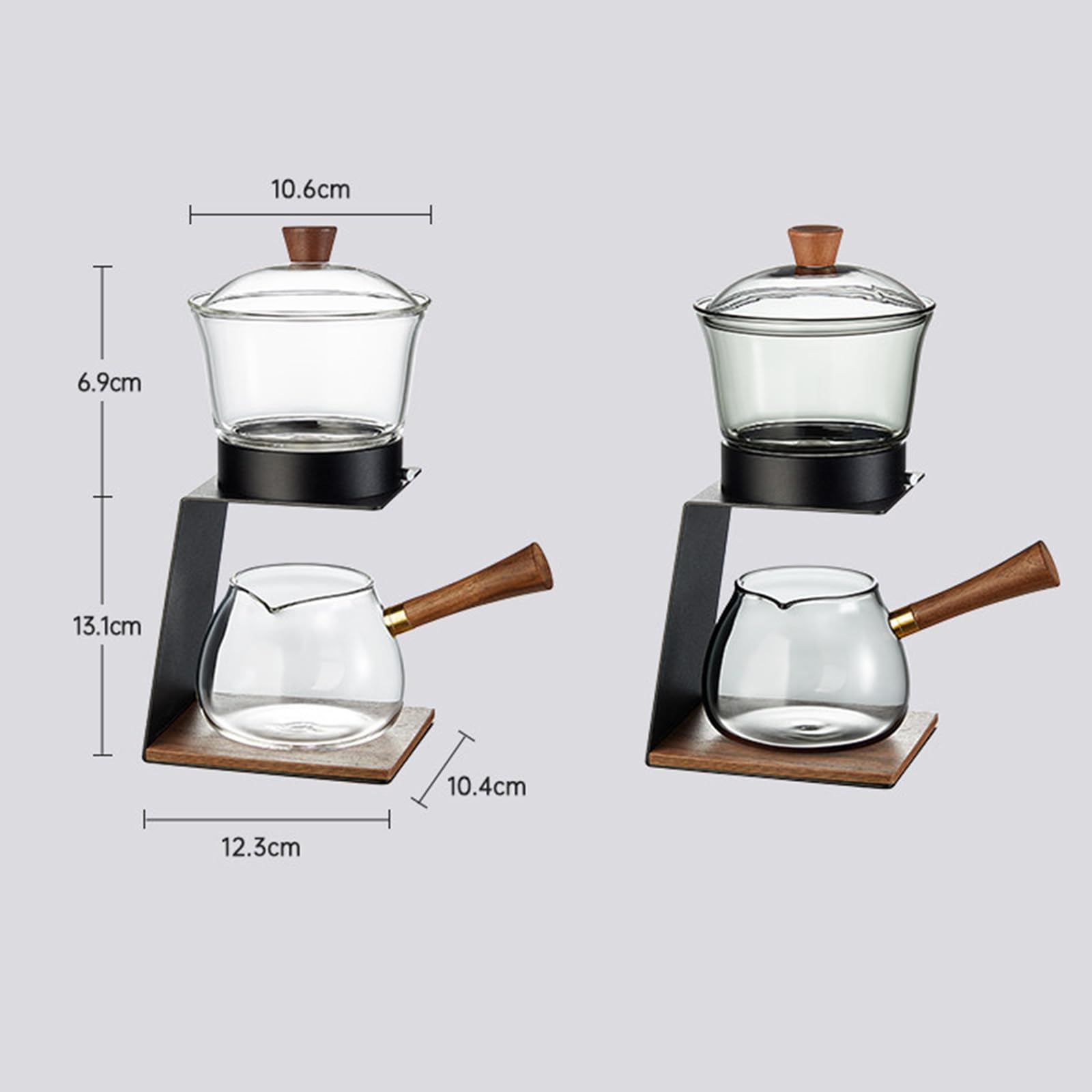 Infusore Automatico Magnetico per Il tè, Teiera in Stile Cinese con Infusore Automatico, Separazione tra tè E Acqua, Supporto in Lega, Rimovibile E Lavabile, per La Casa/casa da B