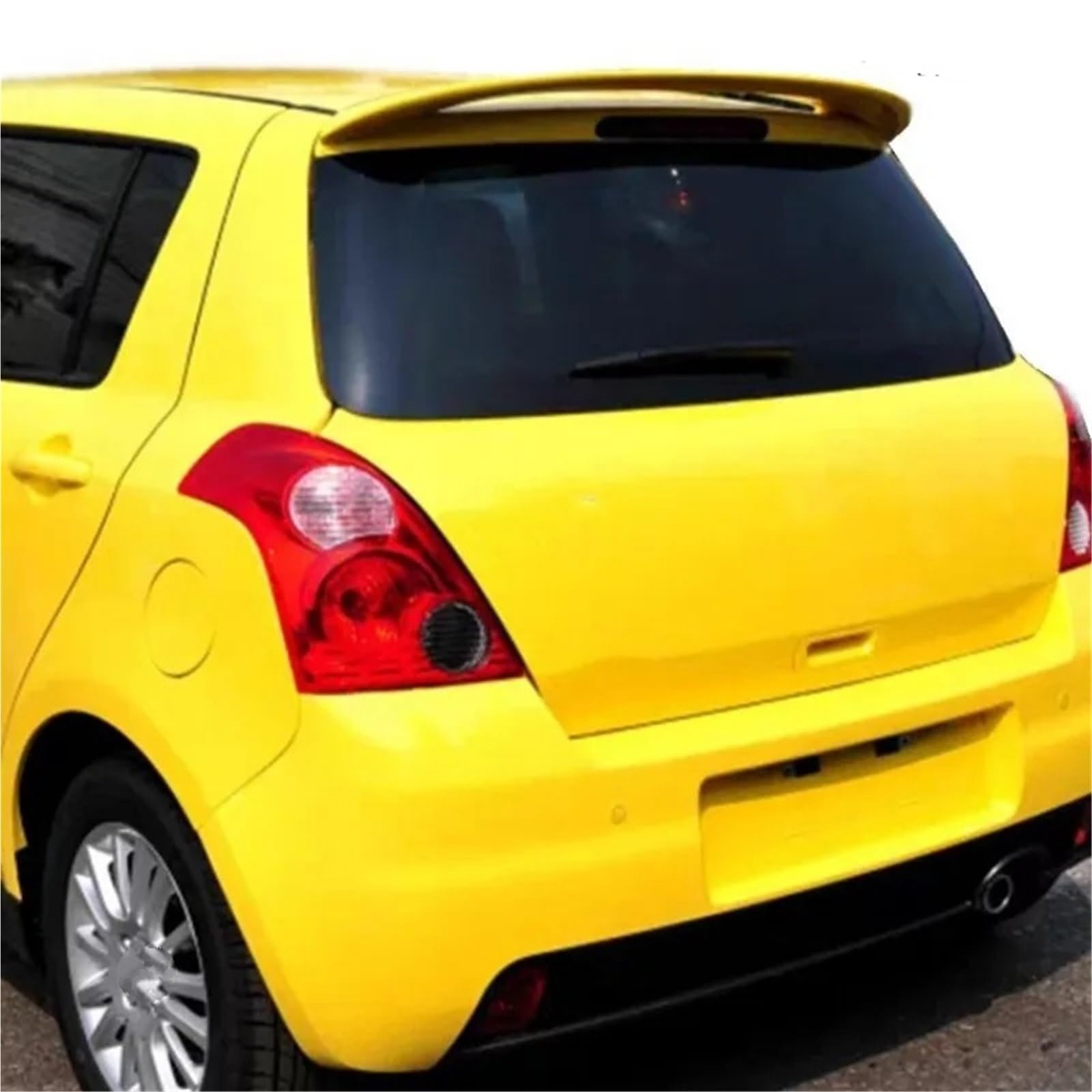 Auto Spoiler Posteriori Spoiler Posteriore Per Tetto In Plastica ABS Per Suzuki Per Swift 2005 2006 2007 2008 2009 2010 2011 2012 2013 2014 2015 2016 Posteriore Spoiler