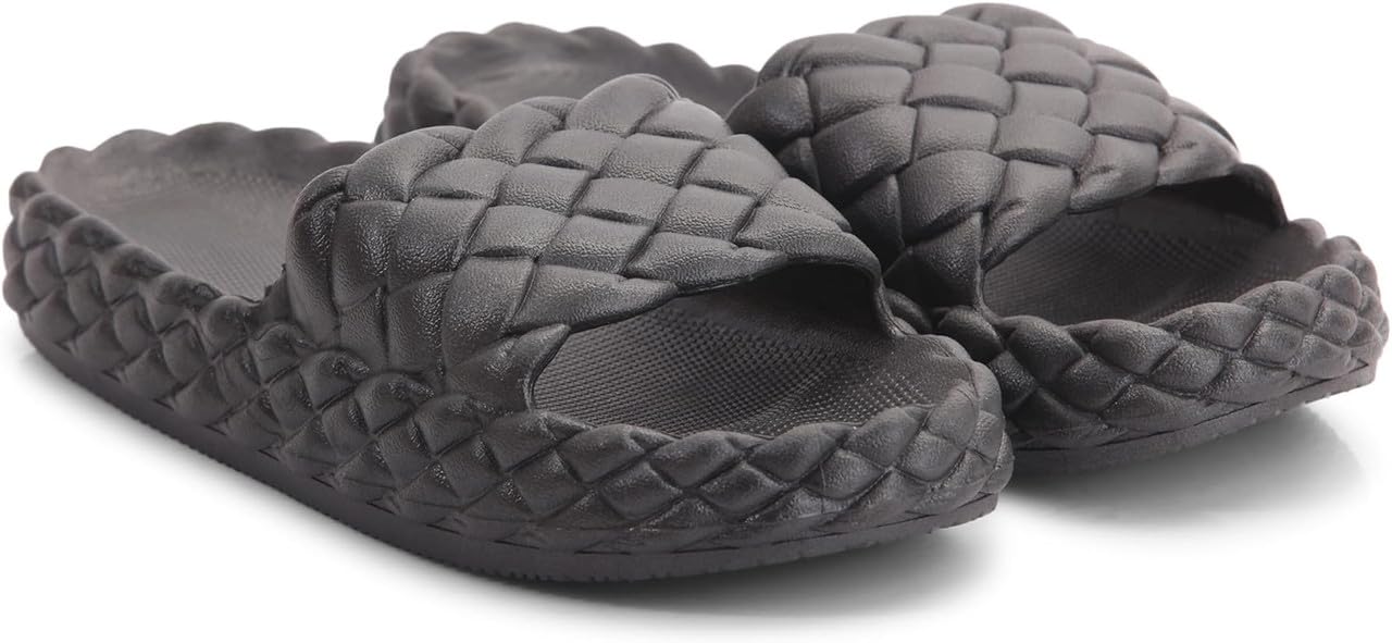 Women Summer Flip Flop Slippers Casual Pillow EVA Anti-Slip Sole Slide Slipper Indoor Bedroom Sandals for Women's & Girls-image-34